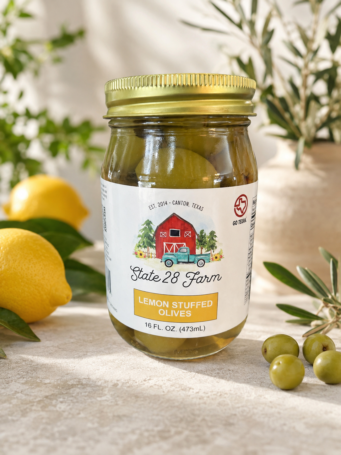 LEMON STUFFED OLIVES