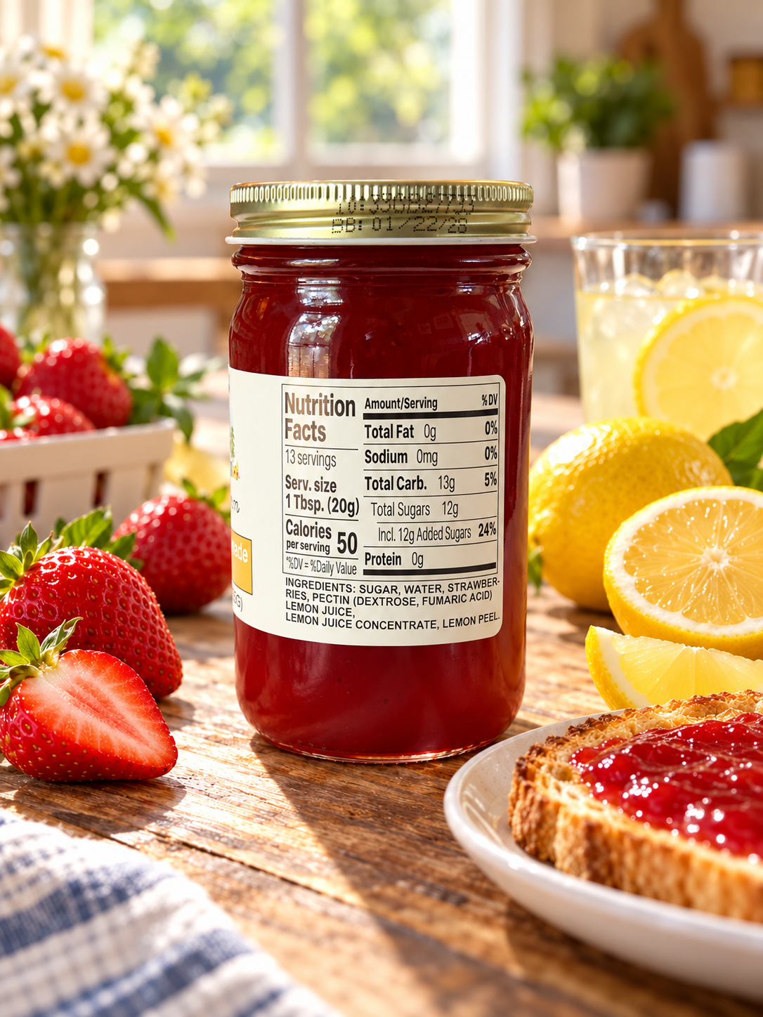 STATE 28 FARM STRAWBERRY LEMONADE 9 OZ