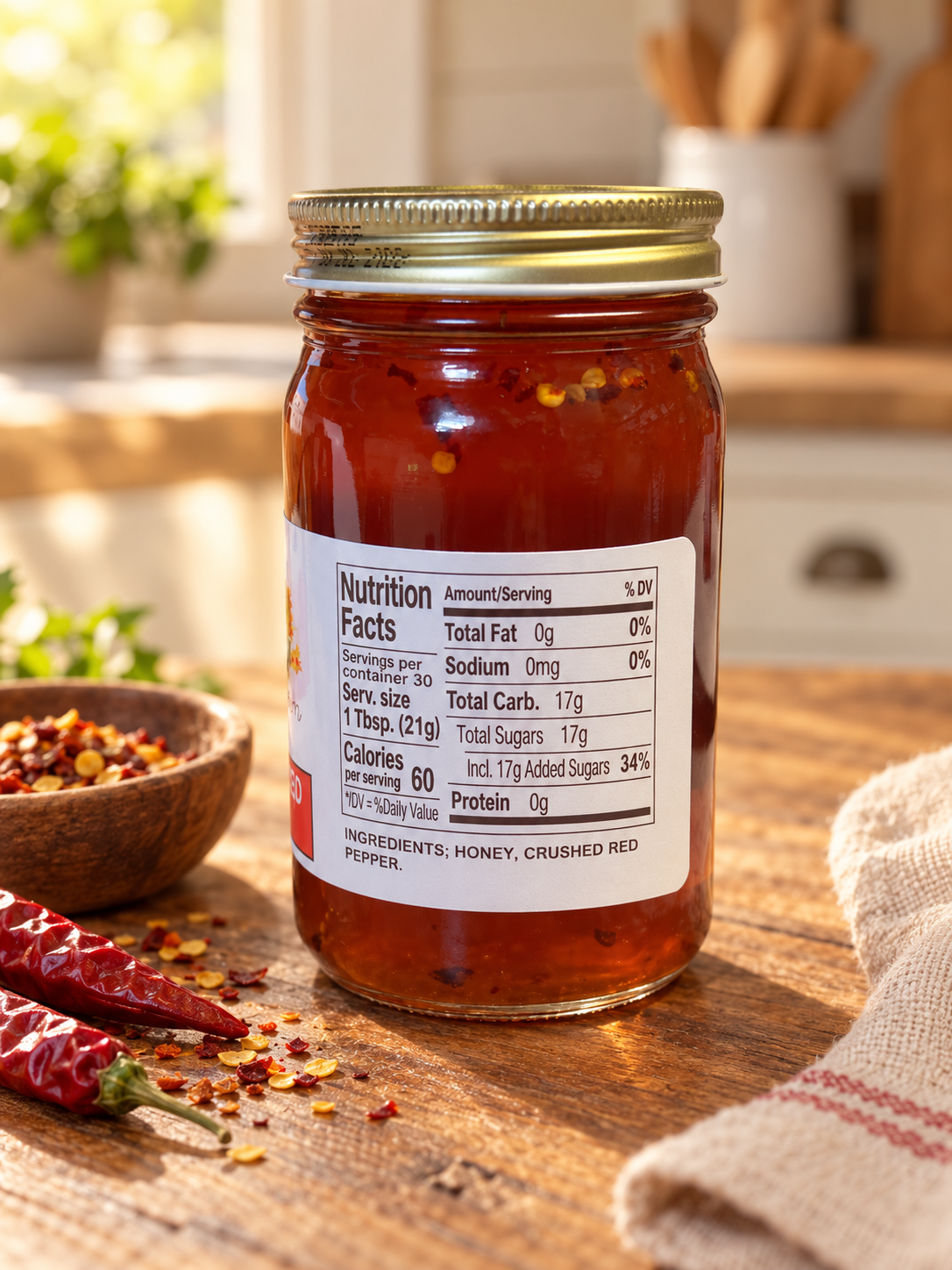 STATE 28 FARM CRUSHED RED PEPPER HONEY 11 OZ