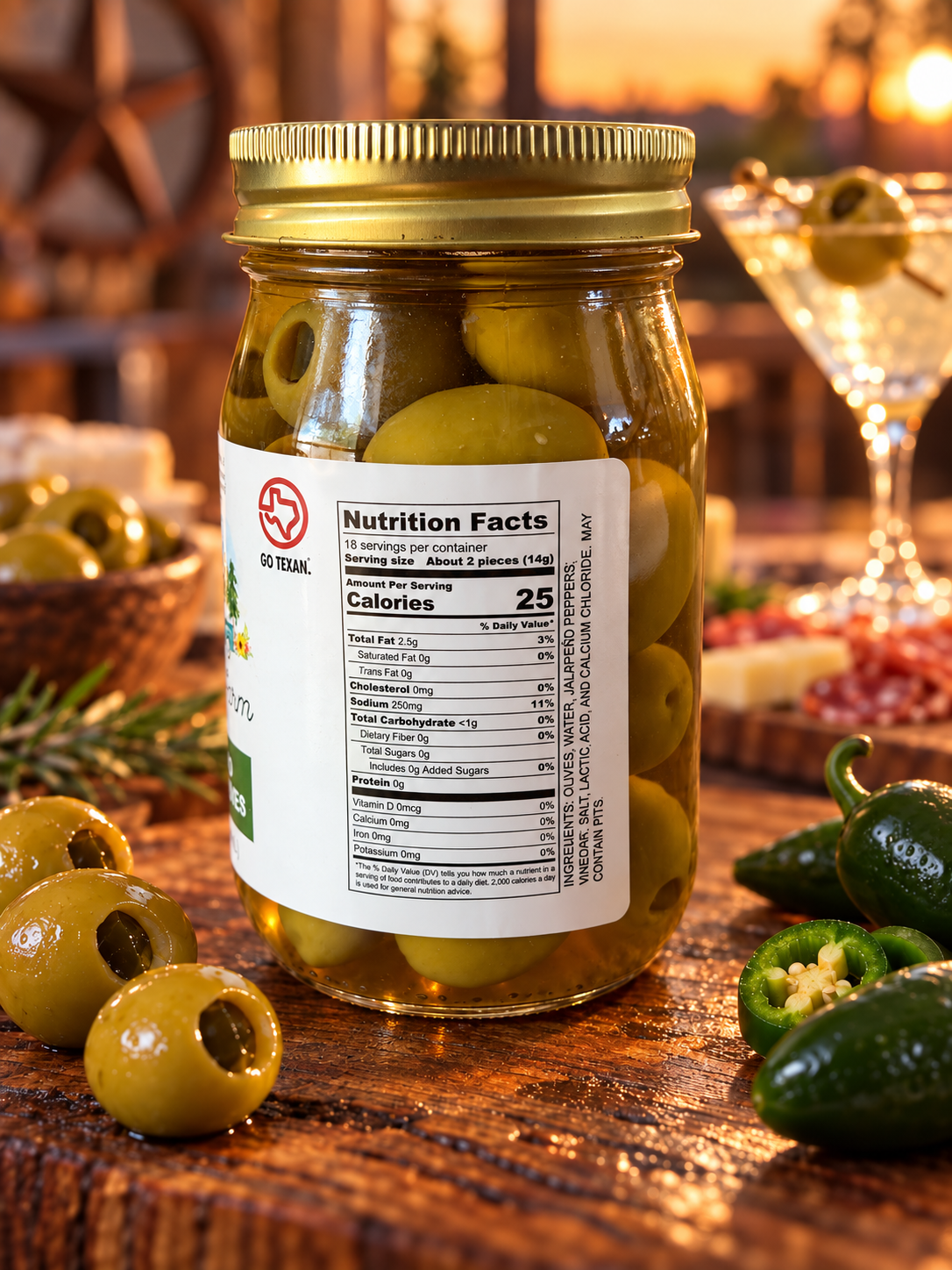 JALPENO STUFFED OLIVES