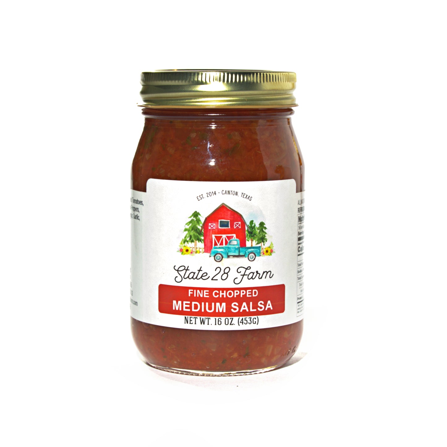 STATE 28 FARM FINE CHOPPED MEDIUM SALSA 16 OZ