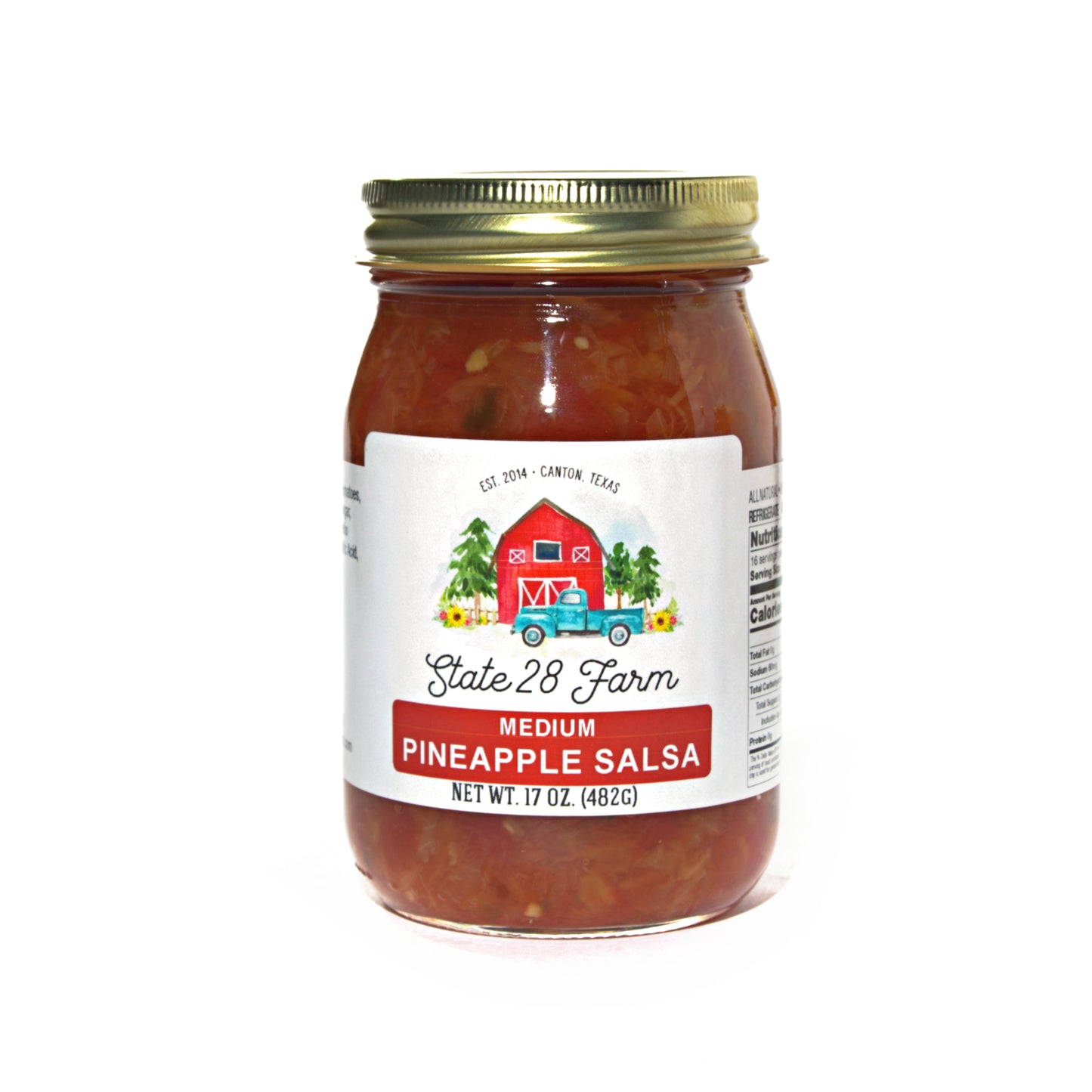 STATE 28 FARM PINEAPPLE SALSA 17 OZ