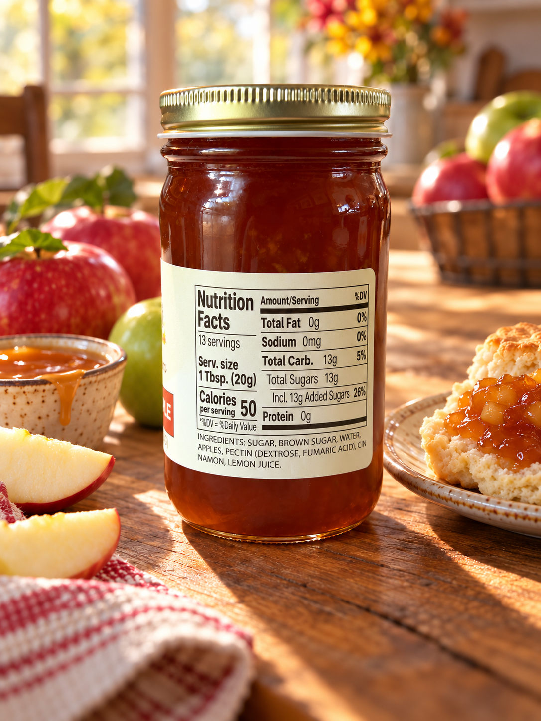 STATE 28 FARM CARAMEL APPLE JAM