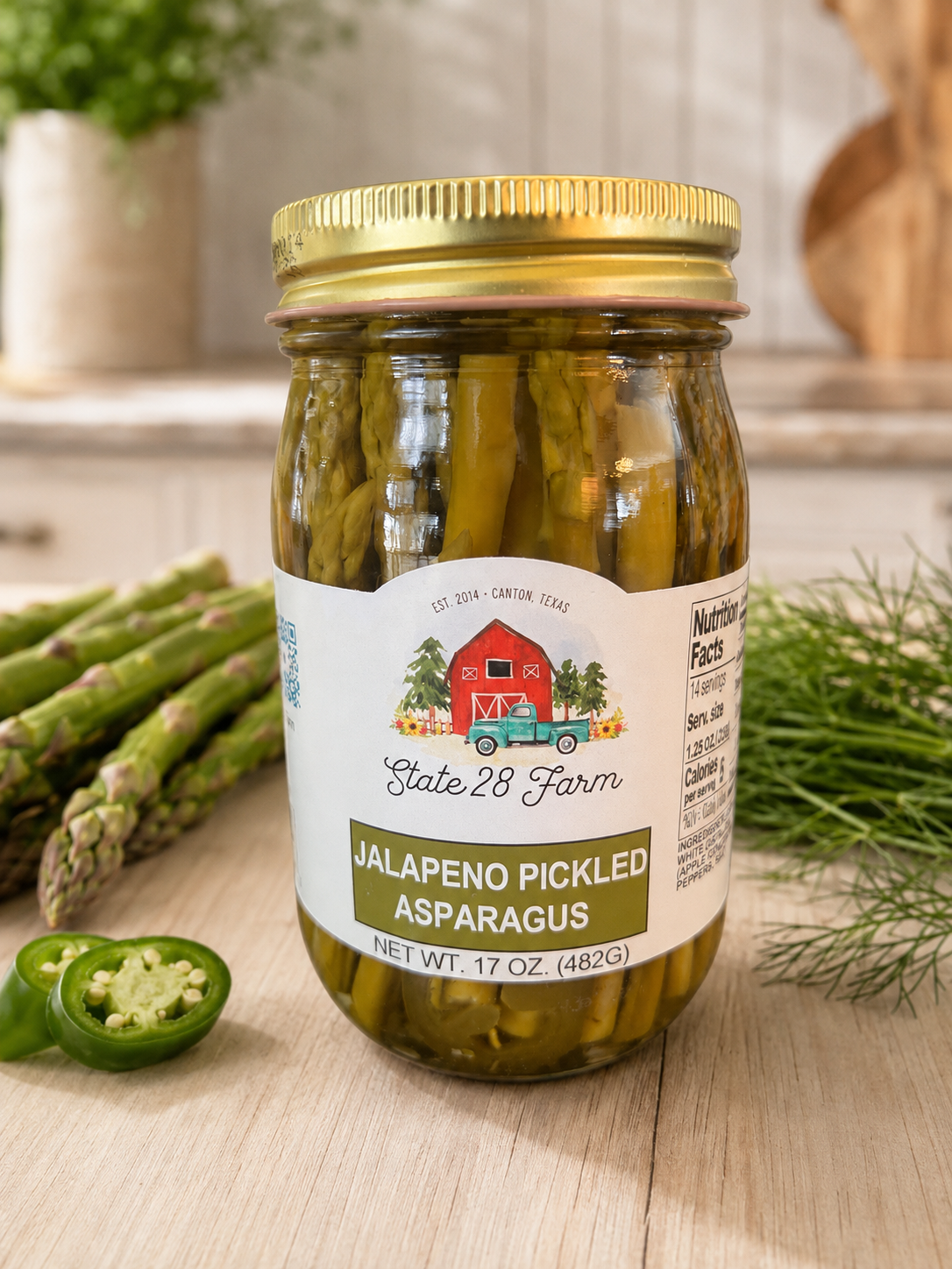 JALAPENO PICKLED ASPARAGUS