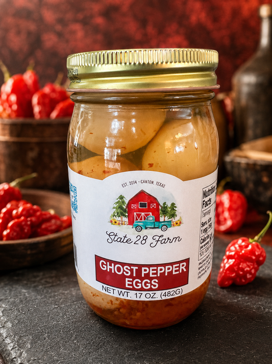 STATE 28 FARM GHOST PEPPER EGGS 17OZ