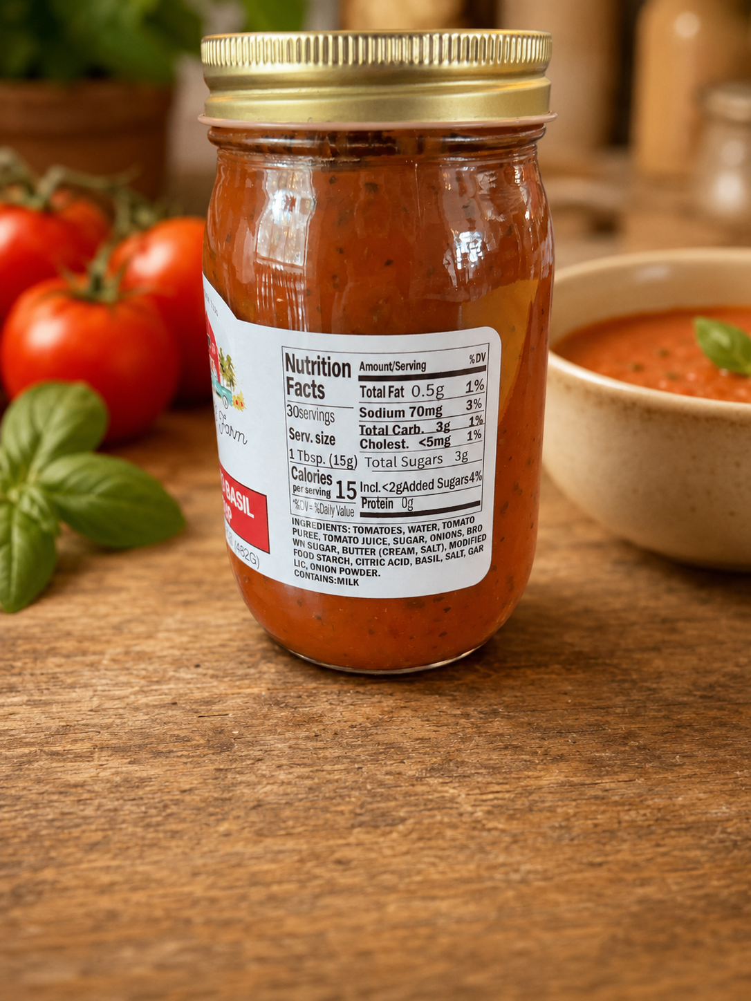 TOMATO BASIL SOUP