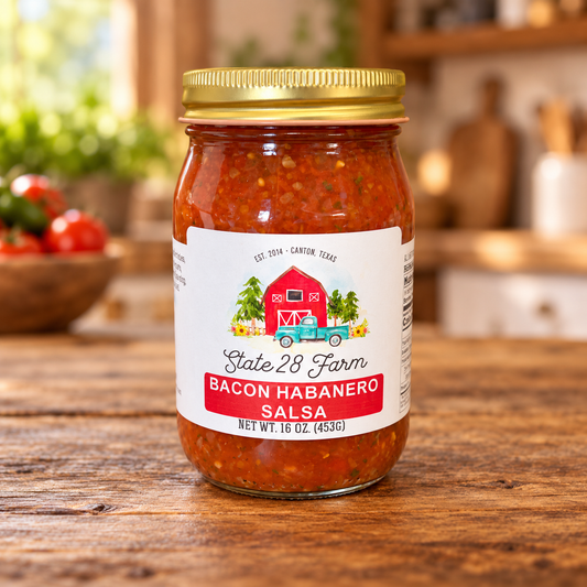STATE 28 FARM BACON HABANERO SALSA 16 OZ