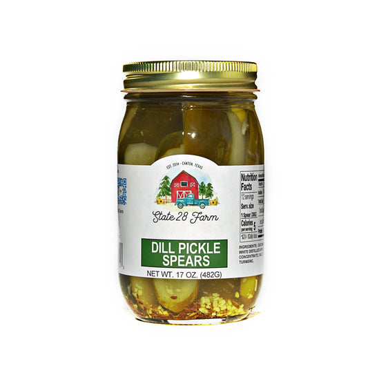 STATE 28 FARM DILL PICKLE SPEARS 17 OZ