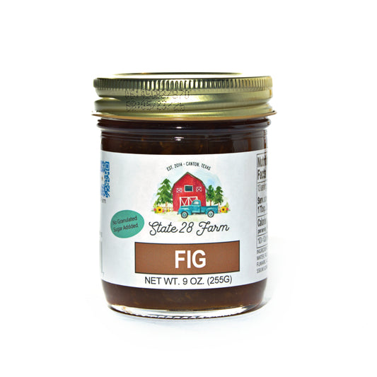 STATE 28 FARM FIG JAM NO GRANULAR SUGAR ADDED 9 OZ