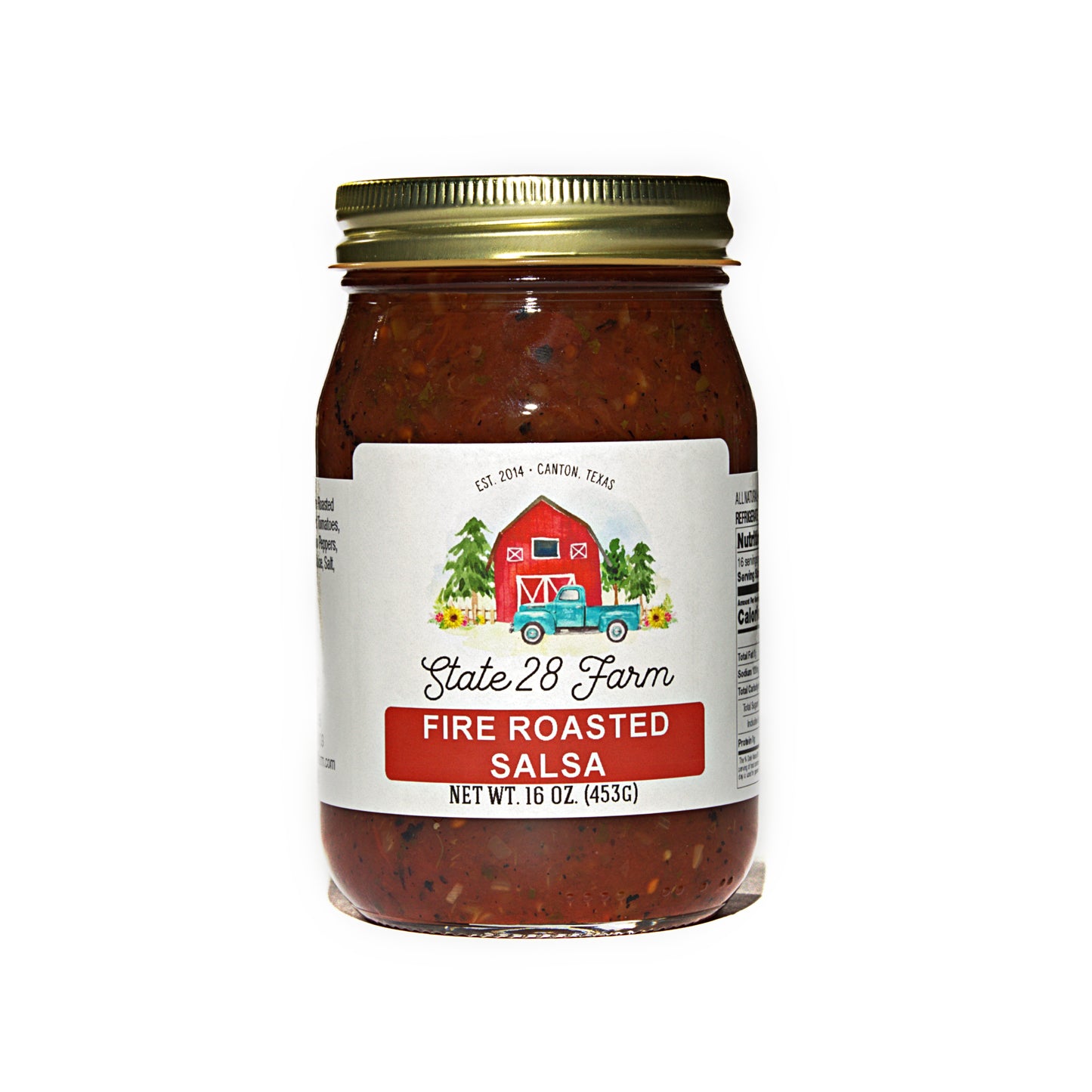 STATE 28 FARM FIRE ROASTED SALSA 16 OZ