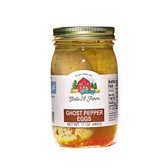 STATE 28 FARM GHOST PEPPER EGGS 17 OZ
