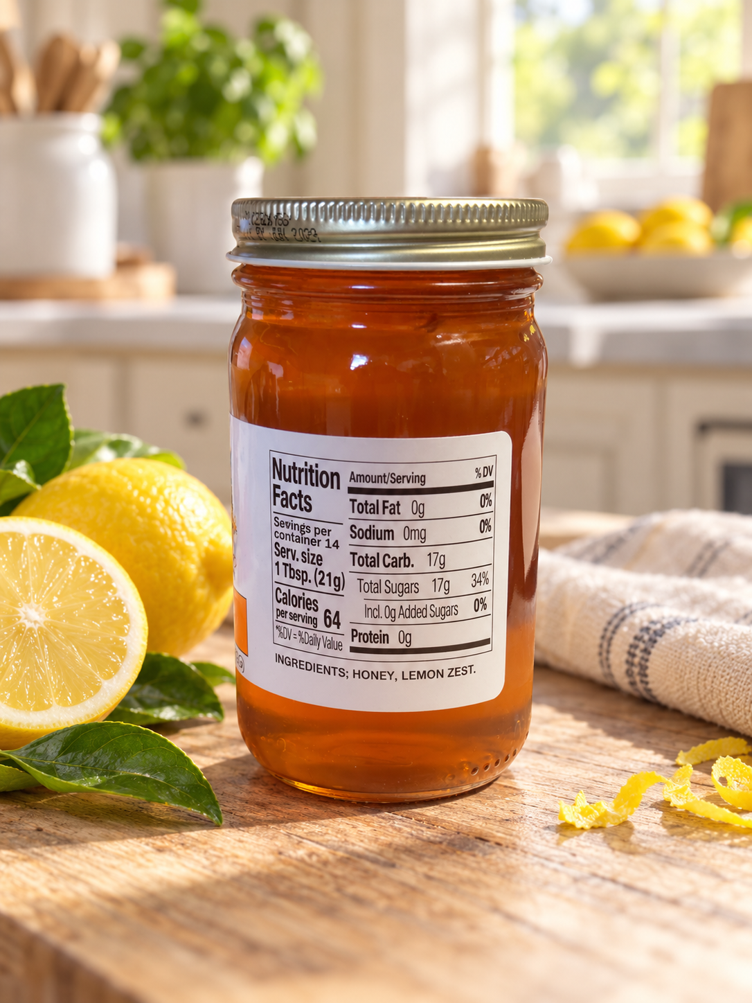 STATE 28 FARM LEMON ZEST HONEY 11 OZ
