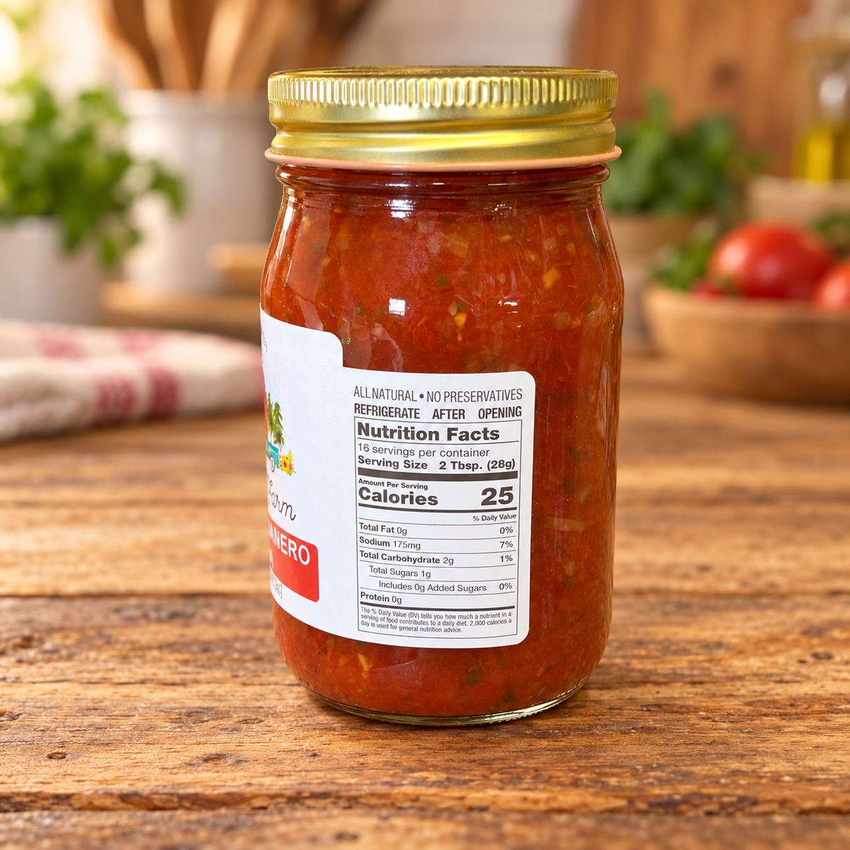 STATE 28 FARM BACON HABANERO SALSA 16 OZ