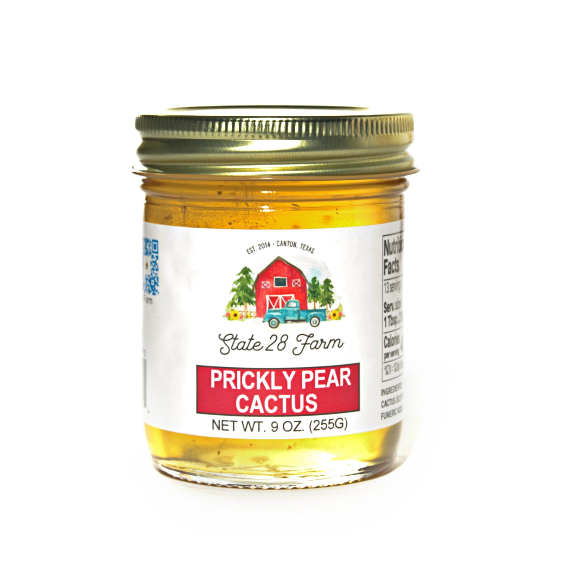 STATE 28 FARM PRICKLY PEAR CACTUS JELLY 9 OZ – State 28 Farm