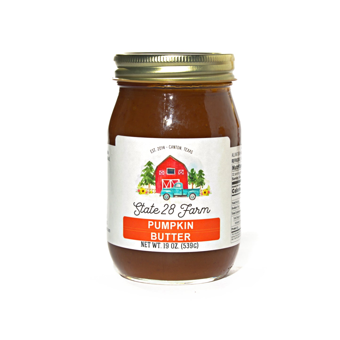 STATE 28 FARM PUMPKIN BUTTER 19 OZ