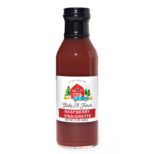 STATE 28 FARM RASPBERRY VINAIGRETTE DRESSING 12 OZ