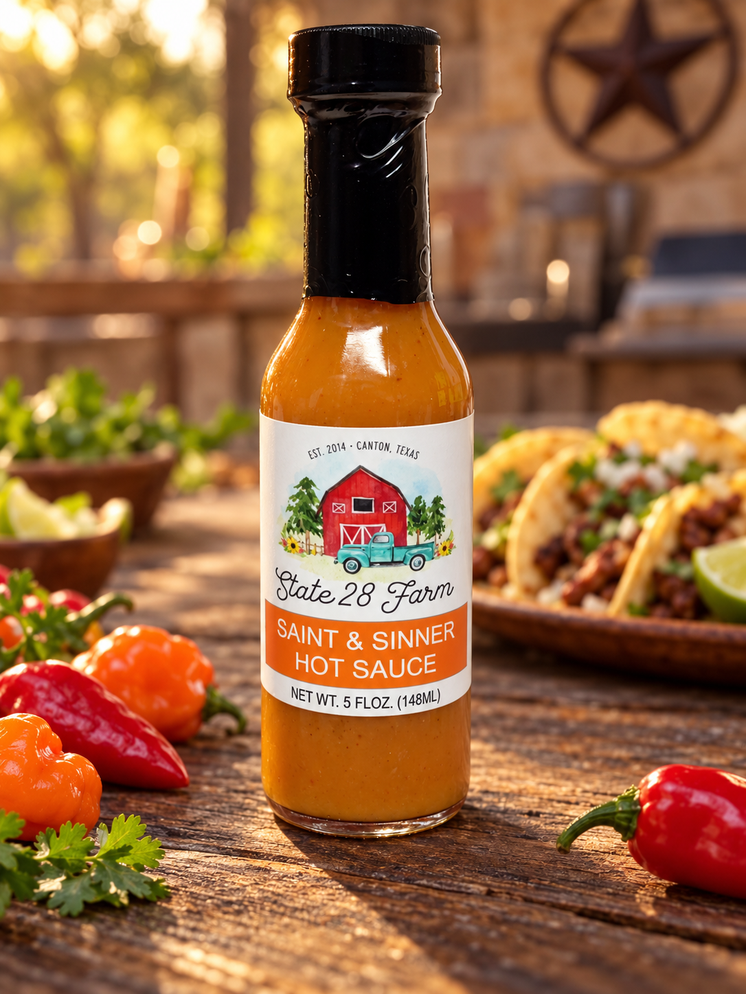 State 28 Farm Saint and Sinner Hot Sauce
