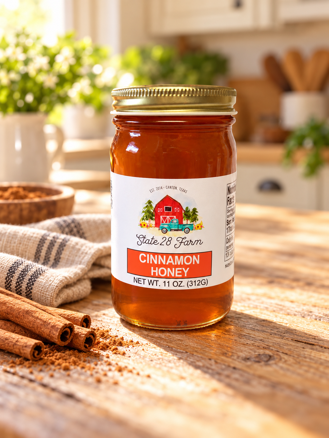 STATE 28 FARM CINNAMON HONEY 11OZ