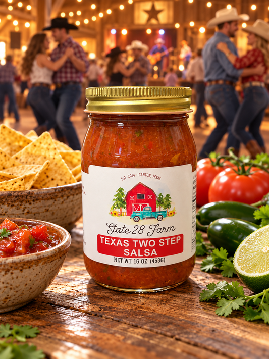 STATE 28 FARM TEXAS TWO STEP SALSA 16 OZ