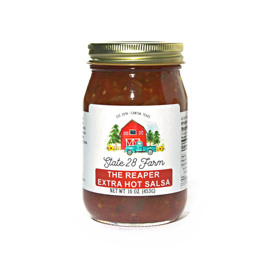 STATE 28 FARM CAROLINA REAPER EXTRA HOT SALSA 16 OZ