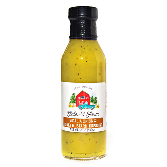 STATE 28 FARM VIDALIA ONION & HONEY MUSTARD DRESSING 12 OZ